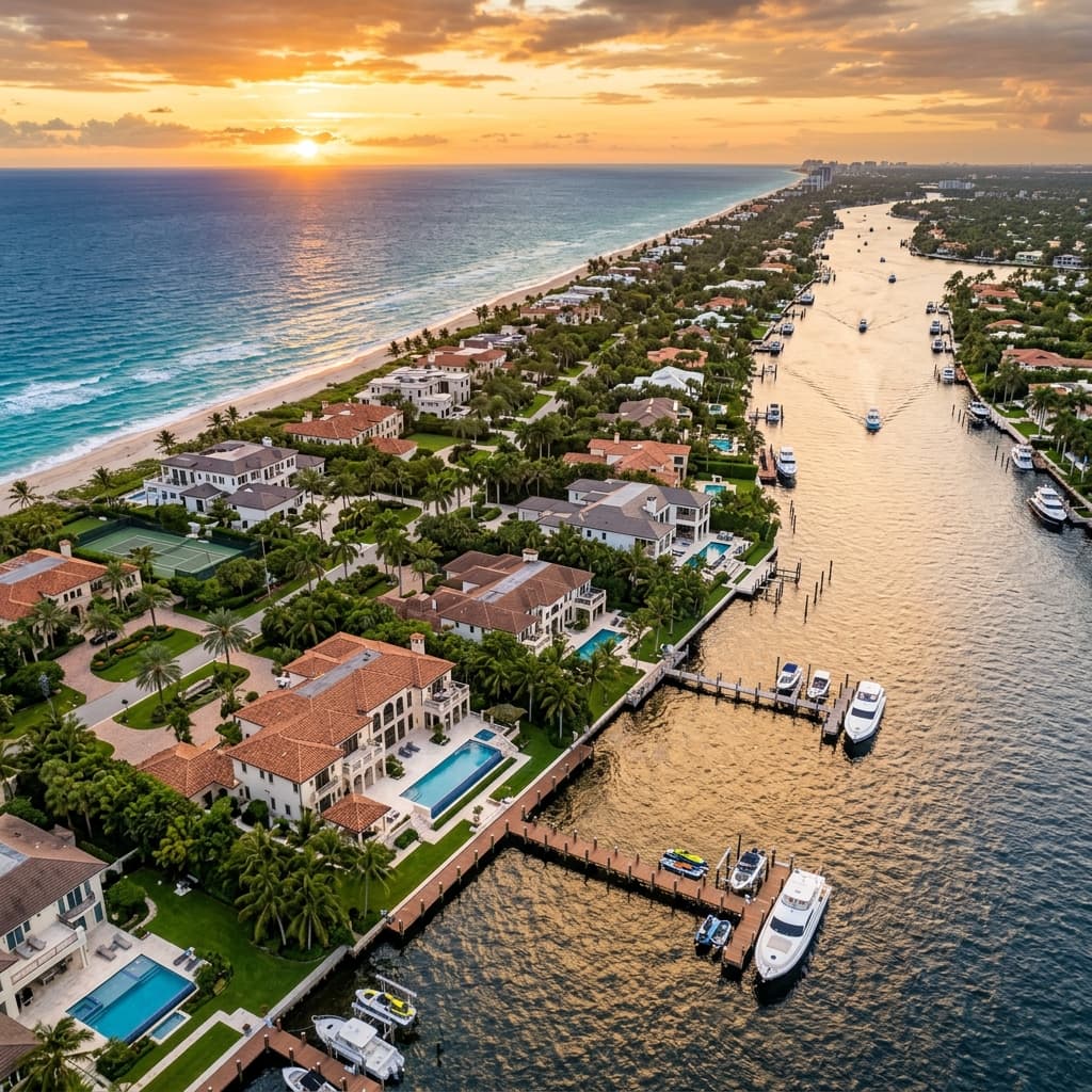 Luxury waterfront real estate in Florida — Safebound Realty